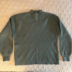 Philosophy teal sweater